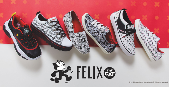 Skechers and Felix the Cat team up – A 